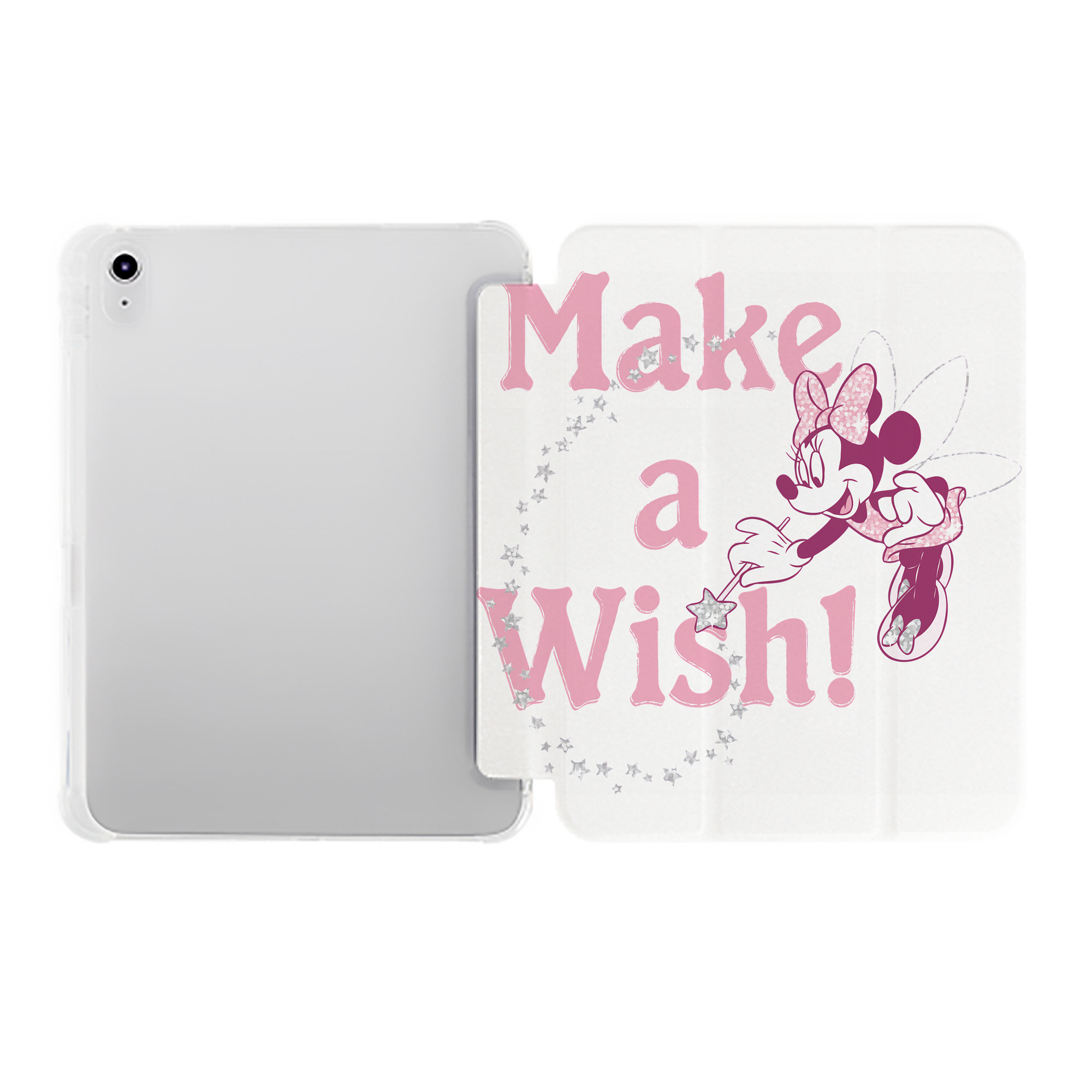 （画像用） ミッキーマウス Mickey Mouse IPad ケース ペン収納付き 三つ折りスタンド PUレザー×シリコン 対応機種9.5/10.5/10.9インチ